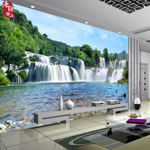Poster mural géant moderne chinois - papier peint en soie Ref 2451845