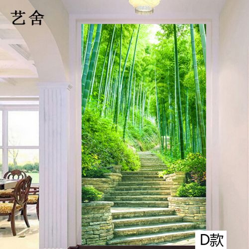 Poster mural géant moderne chinois - papier peint en soie Ref 2452055