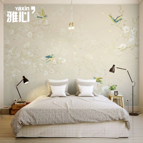 Poster mural géant moderne chinois - papier peint en soie Ref 2452091