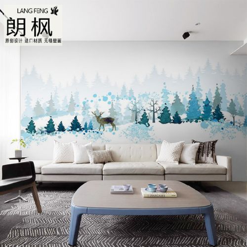 Poster mural géant LANGFENG Europe du Nord - Ref 2452228