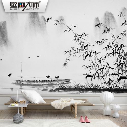 Poster mural géant Classique Ming et Qing - papier peint en soie Ref 2452384