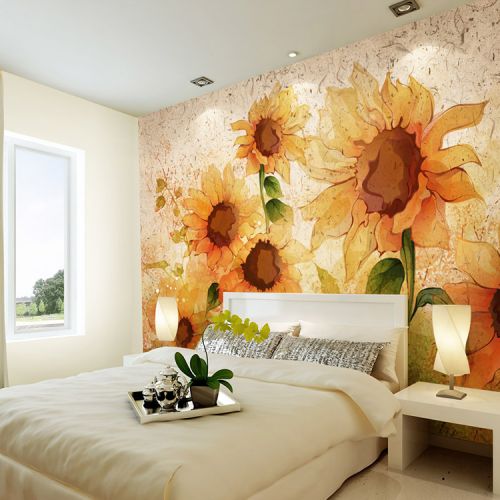 Poster mural géant nostalgie rétro - papier peint en soie Ref 2452737