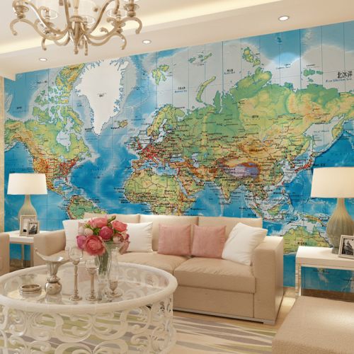 Poster mural géant LIANGCHAO simple moderne - papier peint en soie Ref 2452824