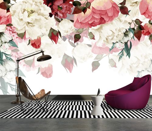 Poster mural géant simple moderne - papier peint en soie Ref 2452855