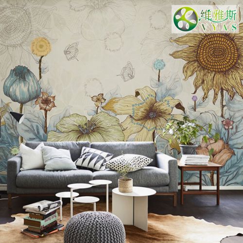 Poster mural géant VYAS campagne - papier peint en soie Ref 2453022