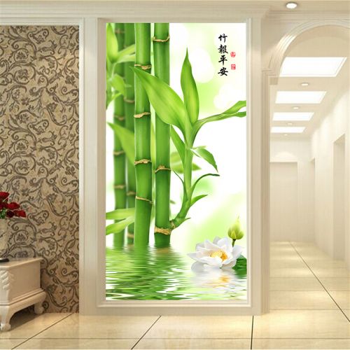 Poster mural géant moderne chinois - papier peint en soie Ref 2453032
