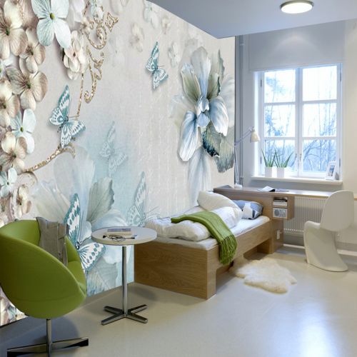 Poster mural géant moderne chinois - papier peint en soie Ref 2453127