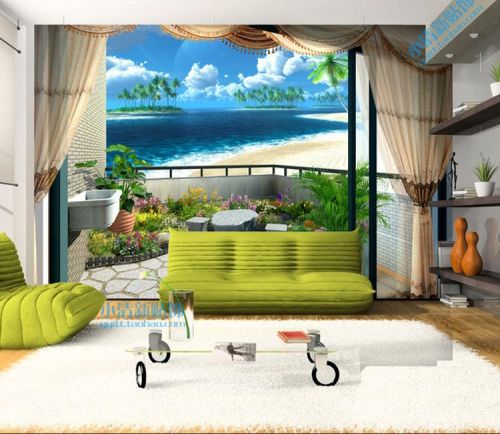 Poster mural géant simple moderne - papier peint en soie Ref 2453699