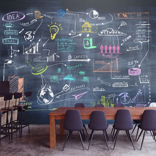 Poster mural géant simple moderne - Ref 2453772