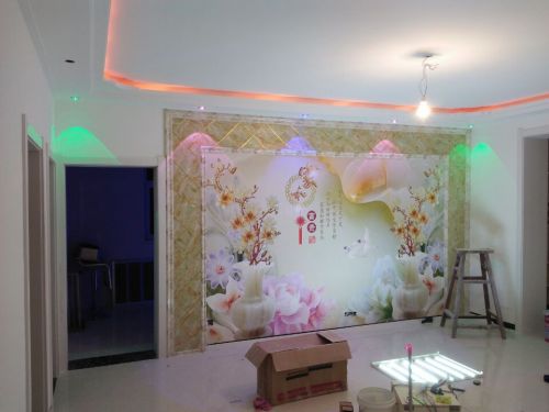 Poster mural géant moderne chinois - papier peint en soie Ref 2453813