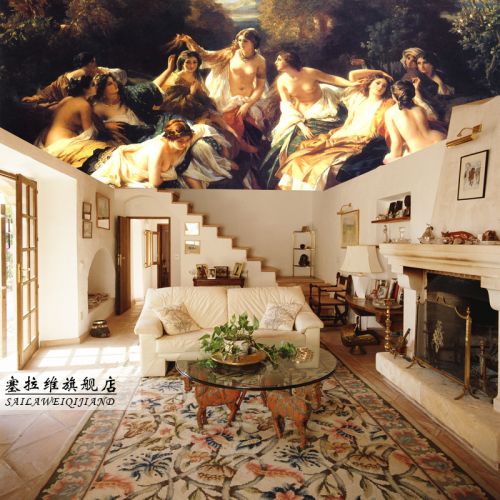 Poster mural géant Europe du Nord - papier peint en soie Ref 2454789