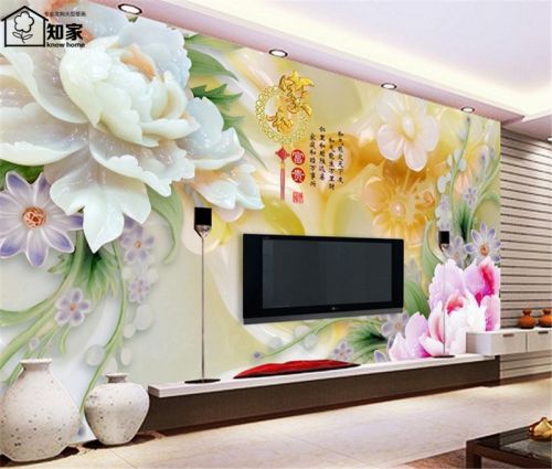 Poster mural géant moderne chinois - papier peint en soie Ref 2454848