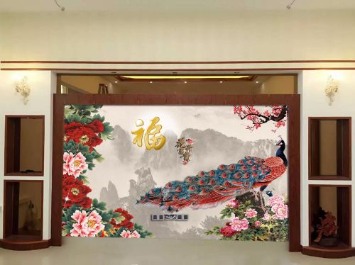 Poster mural géant moderne chinois - Ref 2455195