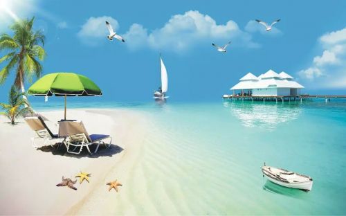 Poster mural géant continental - Ref 2455249