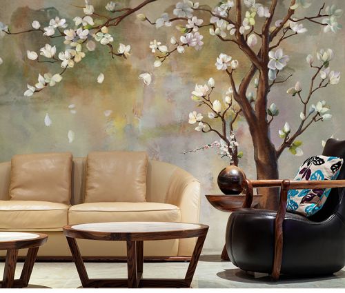 Poster mural géant simple moderne - papier peint en soie Ref 2455399