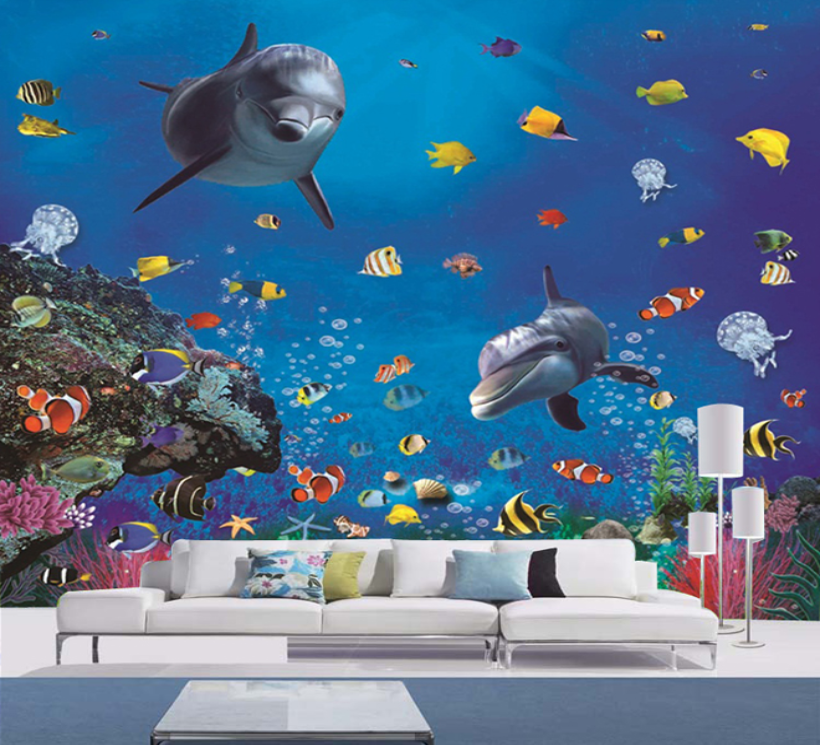 Poster mural géant simple moderne - papier peint en soie Ref 2455435