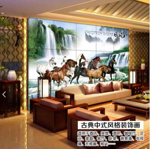 Poster mural géant moderne chinois - papier peint en soie Ref 2455439