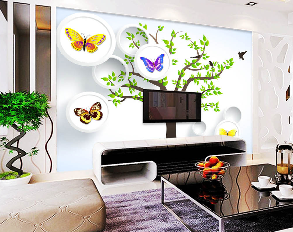 Poster mural géant simple moderne - papier peint en soie Ref 2455446