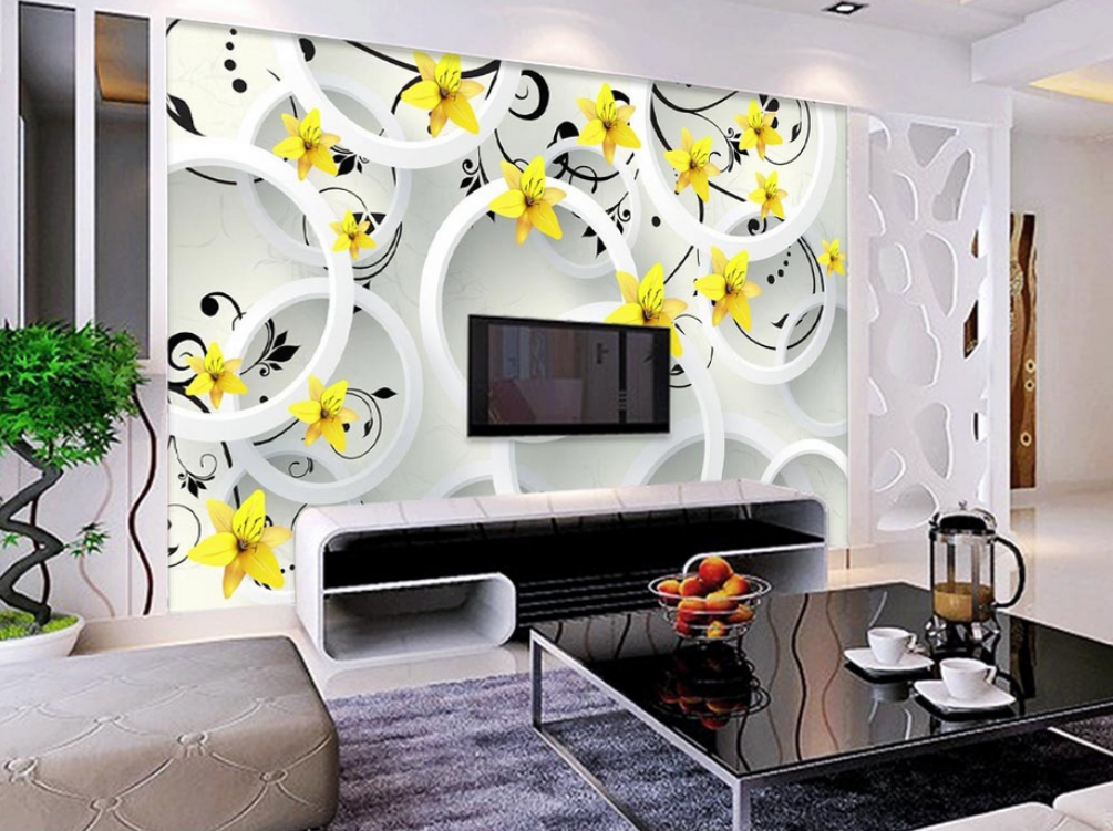 Poster mural géant simple moderne - papier peint en soie Ref 2455473