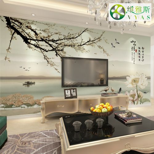 Poster mural géant VYAS moderne chinois - papier peint en soie Ref 2455695
