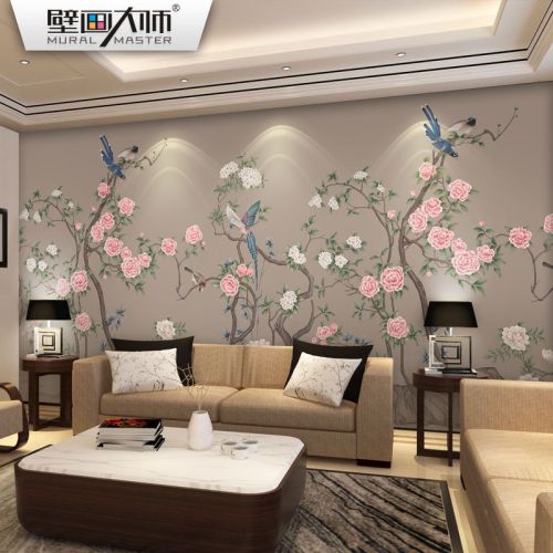 Poster mural géant moderne chinois - papier peint en soie Ref 2455711