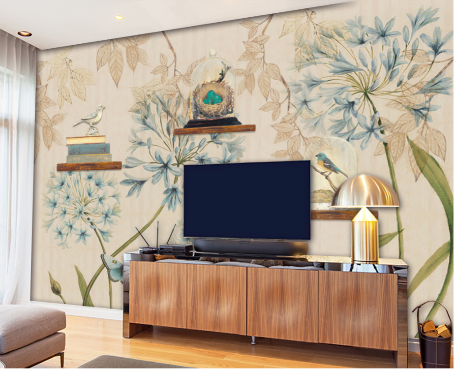 Poster mural géant American Village - papier peint en soie Ref 2455839