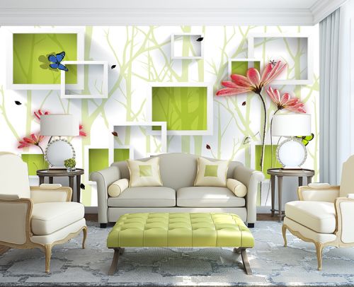 Poster mural géant BEAUTIFUL WALL simple moderne - Ref 2455855