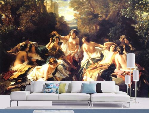 Poster mural géant continental - Ref 2455906