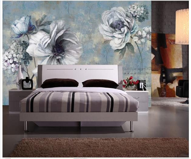 Poster mural géant nostalgie rétro - papier peint en soie Ref 2455933