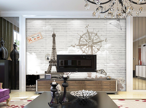 Poster mural géant Europe du Nord - papier peint en soie Ref 2455939