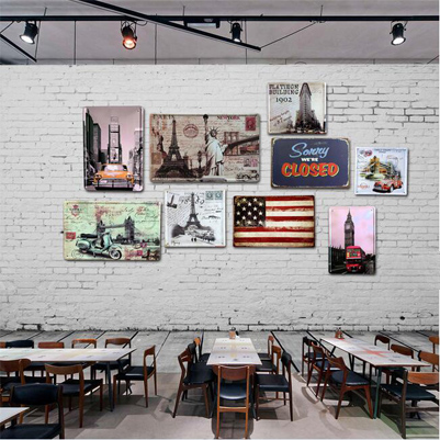 Poster mural géant nostalgie rétro - Ref 2456572