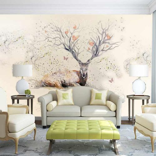 Poster mural 3D géant Europe du Nord - papier peint en soie Ref 2456628
