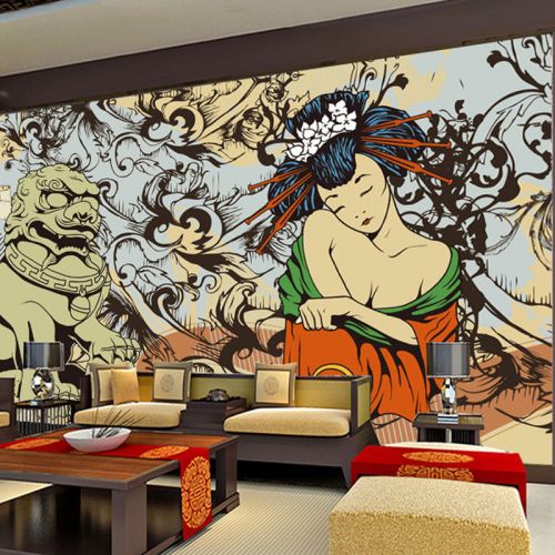 Poster mural géant nostalgie rétro - Ref 2456787