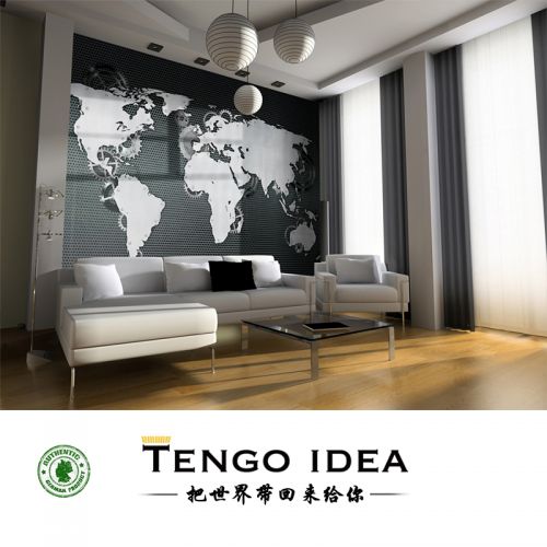 Poster mural géant TENGO IDEA continental - Ref 2458046