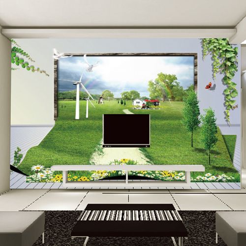 Poster mural 3D géant campagne - Ref 2458119