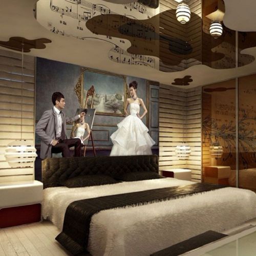 Poster mural géant simple moderne - Ref 2458826