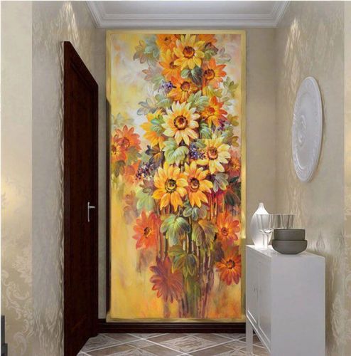 Poster mural géant moderne chinois - papier peint en soie Ref 2458998