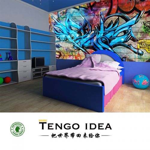 Poster mural géant TENGO IDEA continental - Ref 2459043