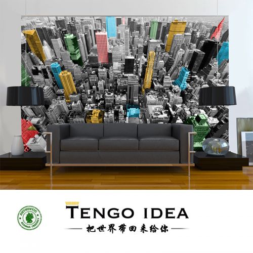 Poster mural géant TENGO IDEA continental - Ref 2459044
