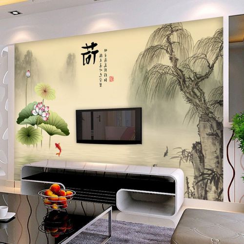 Poster mural géant simple moderne - papier peint en soie Ref 2459124