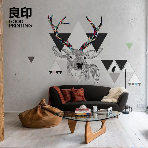 Poster mural géant GOOD PRINTING Europe du Nord - fond d'écran de broderie Ref 2459464