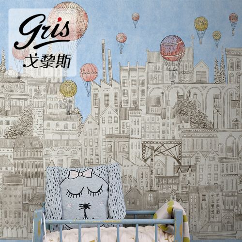 Poster mural géant GRIS - Ref 2459486