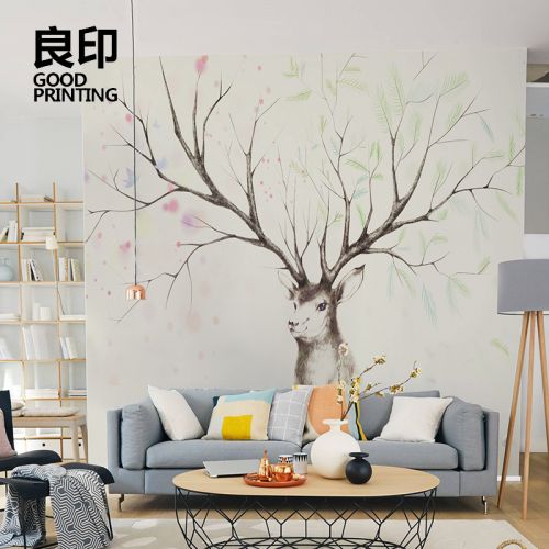 Poster mural géant GOOD PRINTING Europe du Nord - papier peint en soie Ref 2459491