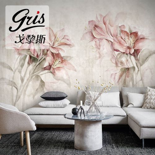 Poster mural géant GRIS American Village - Ref 2459494