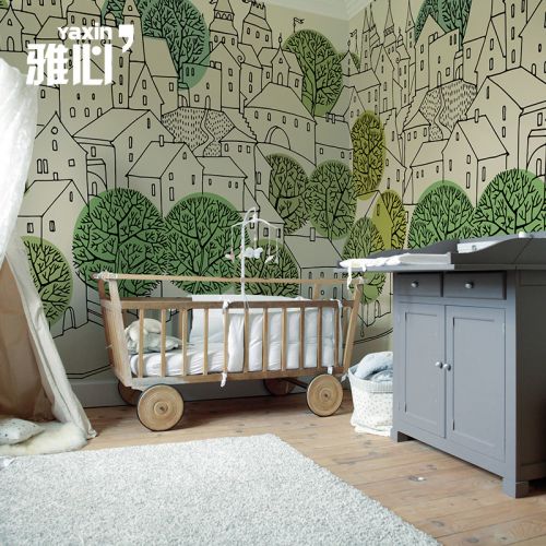 Poster mural géant Europe du Nord - papier peint en soie Ref 2459499