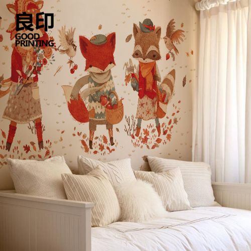 Poster mural géant GOOD PRINTING Europe du Nord - papier peint en soie Ref 2459512