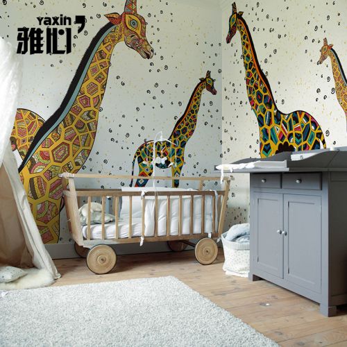 Poster mural géant American Village - papier peint en soie Ref 2459546