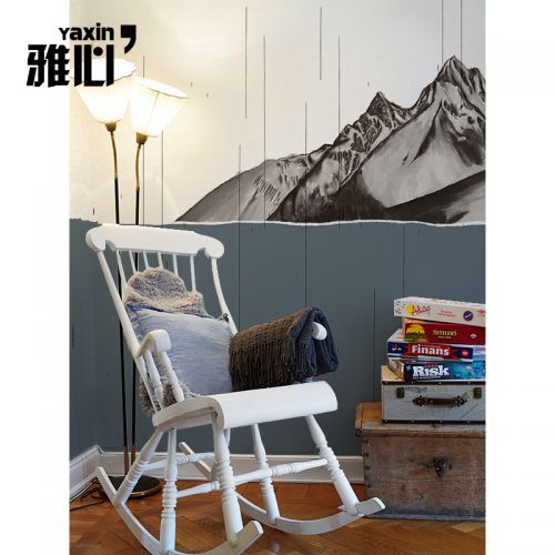 Poster mural géant nostalgie rétro - papier peint en soie Ref 2459549