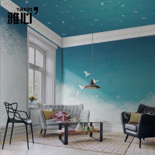 Poster mural géant simple moderne - papier peint en soie Ref 2459566