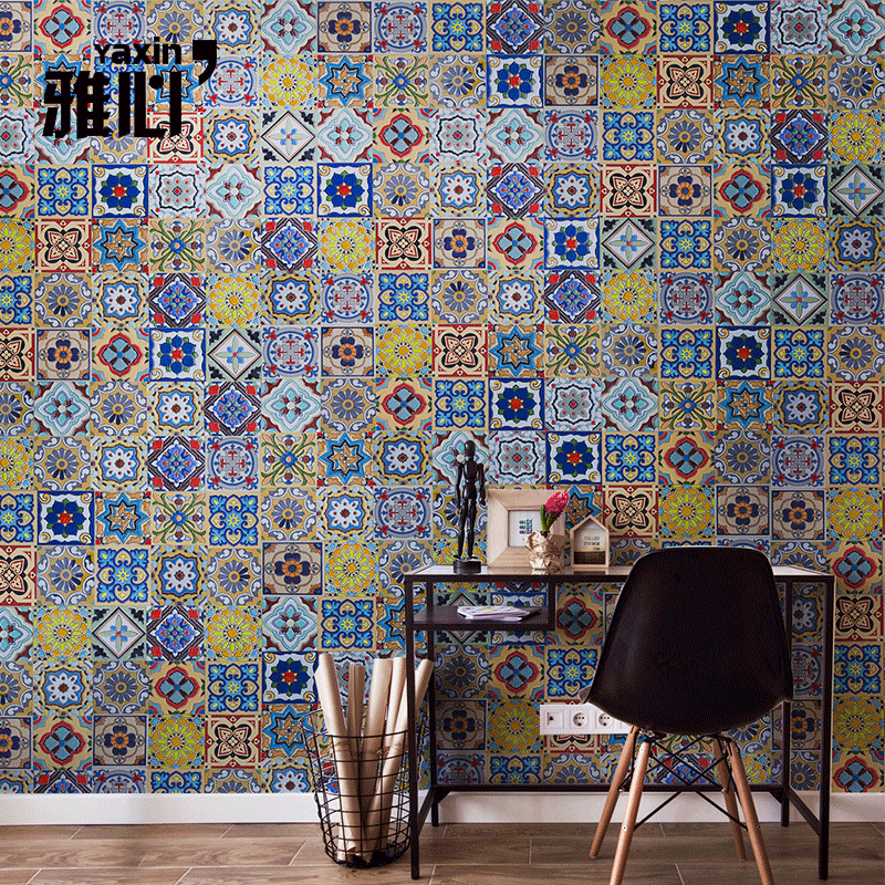 Poster mural géant simple moderne - papier peint en soie Ref 2459587